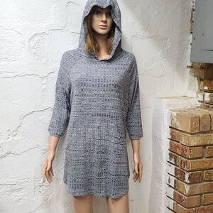 Blush grey Hoodie dress